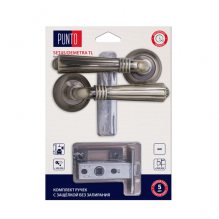 Изображение товара Комплект ручек с защелкой без запирания LM/A SET45R.TL54.DEMETRA/HD ABG-6 бронза