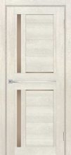 Изображение товара Межкомнатная дверь с эко шпоном Мариам Техно 804 Бьянко остекленная