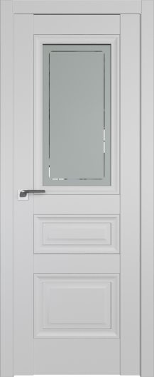 Межкомнатная дверь с эко шпоном PROFILDOORS 2.115U Манхэттен остекленная — фото 1
