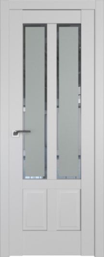 Межкомнатная дверь с эко шпоном PROFILDOORS 2.117U Манхэттен Square остекленная — фото 1