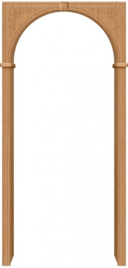 Межкомнатная арка Браво Муза Ф-01 (Дуб) — фото 1