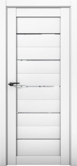 Межкомнатная дверь с экошпоном Aurum Doors Кобальт Co 1 Аляска Зеркало — фото 1