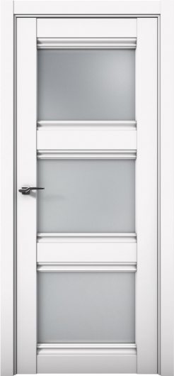 Межкомнатная дверь с экошпоном Aurum Doors Кобальт Co 24 Аляска Сатинат — фото 1
