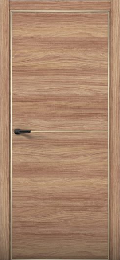 Межкомнатная дверь с экошпоном Aurum Doors Плутоний Pu 2 Дуб Натуральный Gold Edition — фото 1