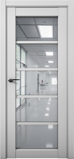 Межкомнатная дверь с экошпоном Aurum Doors Кобальт Co 23 Манхэттен Зеркало — фото 1