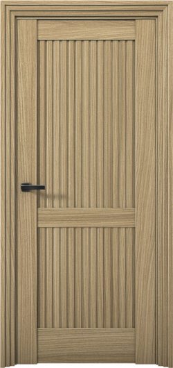 Межкомнатная дверь с экошпоном Aurum Doors Никель Ni 2 Дуб Светлый — фото 1