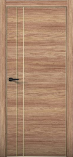 Межкомнатная дверь с экошпоном Aurum Doors Плутоний Pu 4 Дуб Натуральный Gold Edition — фото 1