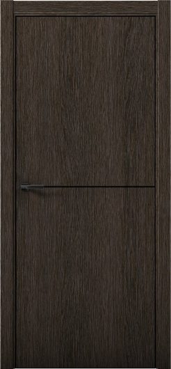 Межкомнатная дверь с экошпоном Aurum Doors Плутоний Pu 2 Дуб Темный Black Edition — фото 1