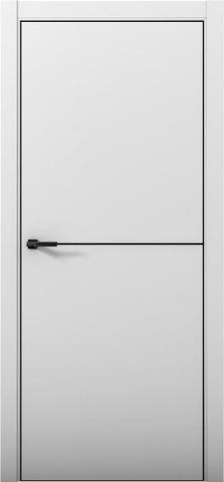 Межкомнатная дверь с экошпоном Aurum Doors Паладий Pd 2 Манхэттен Black Edition — фото 1