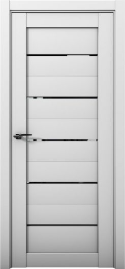 Межкомнатная дверь с экошпоном Aurum Doors Кобальт Co 1 Манхэттен Черный лакобель — фото 1