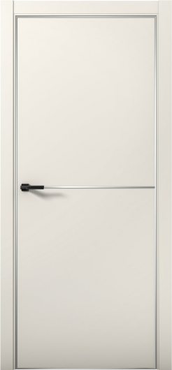 Межкомнатная дверь с экошпоном Aurum Doors Паладий Pd 2 Магнолия Анодированная кромка Al — фото 1