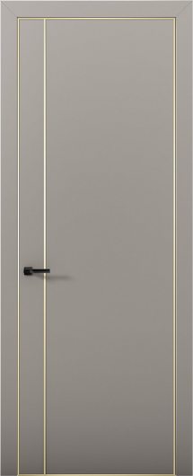 Межкомнатная дверь с экошпоном Aurum Doors Палладий Pd 10 Варм грей Gold Edition — фото 1