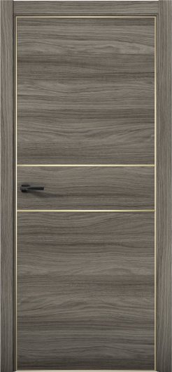 Межкомнатная дверь с экошпоном Aurum Doors Плутоний Pu 3 Дуб Миндаль Gold Edition — фото 1