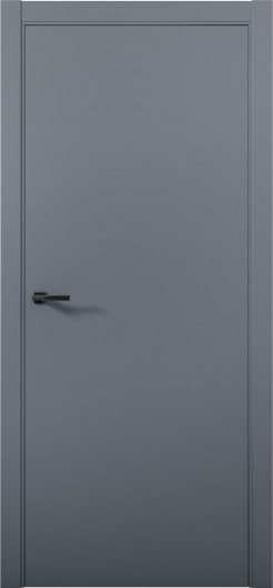 Межкомнатная дверь с экошпоном Aurum Doors Паладий Pd 1 Антрацит Кромка ABC — фото 1
