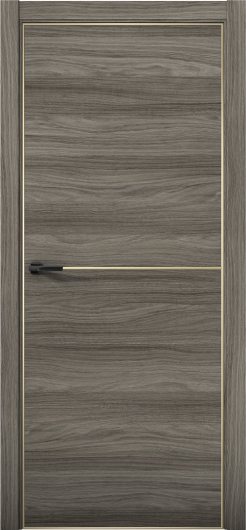 Межкомнатная дверь с экошпоном Aurum Doors Плутоний Pu 2 Дуб Миндаль Gold Edition — фото 1