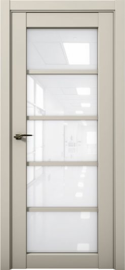 Межкомнатная дверь с экошпоном Aurum Doors Кобальт Co 23 Силк грей Белый лакобель — фото 1