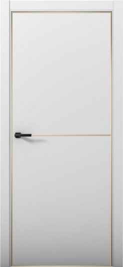 Межкомнатная дверь с экошпоном Aurum Doors Паладий Pd 2 Манхэттен Gold Edition — фото 1