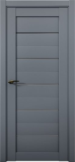 Межкомнатная дверь с экошпоном Aurum Doors Кобальт Co 1 Антрацит Графит — фото 1
