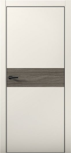 Межкомнатная дверь с экошпоном Aurum Doors Паладий Pd 5 Магнолия Black Edition Дуб Миндаль — фото 1
