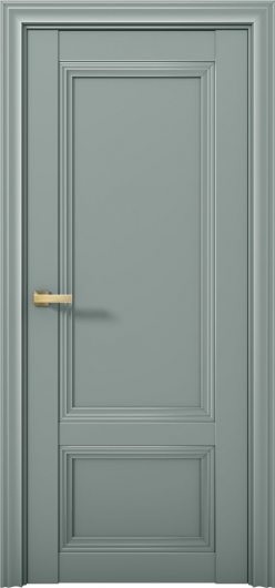 Межкомнатная дверь с экошпоном Aurum Doors Кобальт Co 35 Deep Green — фото 1
