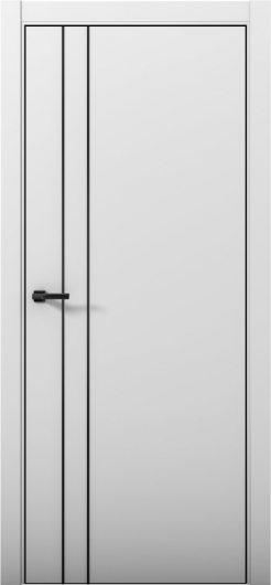 Межкомнатная дверь с экошпоном Aurum Doors Паладий Pd 4 Манхэттен Black Edition — фото 1
