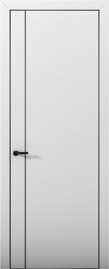 Межкомнатная дверь с экошпоном Aurum Doors Палладий Pd 10 Манхэттен Black Edition — фото 1