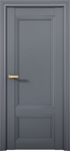 Межкомнатная дверь с экошпоном Aurum Doors Кобальт Co 35 Антрацит — фото 1