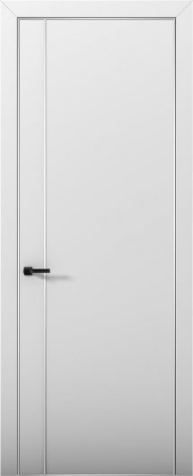 Межкомнатная дверь с экошпоном Aurum Doors Палладий Pd 10 Манхэттен Анодированная кромка Al — фото 1