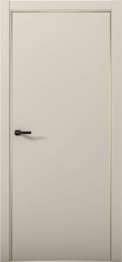 Межкомнатная дверь с экошпоном Aurum Doors Паладий Pd 1 Силк Грей Gold Edition — фото 1