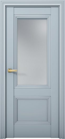 Межкомнатная дверь с экошпоном Aurum Doors Кобальт Co 31 Deep Blue Сатинат — фото 1