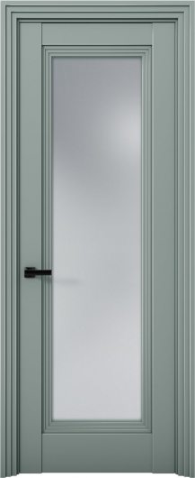 Межкомнатная дверь с экошпоном Aurum Doors Кобальт Co 38 Deep Green Сатинат — фото 1