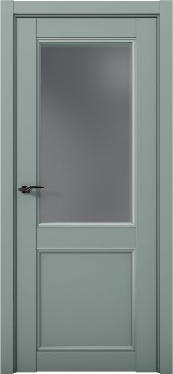 Межкомнатная дверь с экошпоном Aurum Doors Кобальт Co 33 Deep Green Графит — фото 1