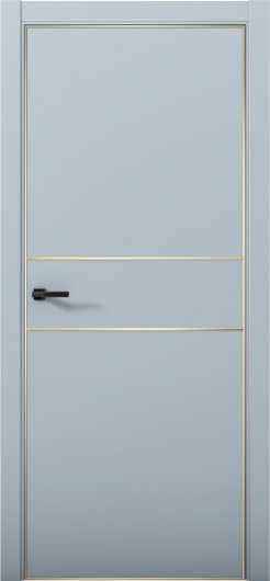 Межкомнатная дверь с экошпоном Aurum Doors Паладий Pd 3 Deep Blue Gold Edition — фото 1