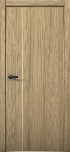 Межкомнатная дверь с экошпоном Aurum Doors Плутоний Pu 4 Дуб Светлый Gold Edition — фото 1