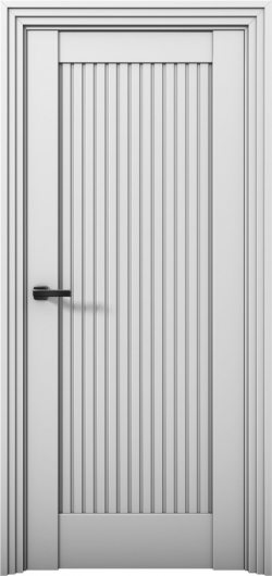 Межкомнатная дверь с экошпоном Aurum Doors Никель Ni 1 Манхэттен — фото 1