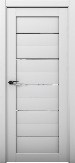 Межкомнатная дверь с экошпоном Aurum Doors Кобальт Co 1 Манхэттен Зеркало — фото 1
