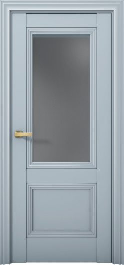 Межкомнатная дверь с экошпоном Aurum Doors Кобальт Co 31 Deep Blue Графит — фото 1