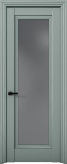 Межкомнатная дверь с экошпоном Aurum Doors Кобальт Co 38 Deep Green Графит — фото 1