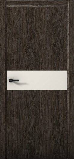 Межкомнатная дверь с экошпоном Aurum Doors Плутоний Pu 5 Дуб Темный Кромка ABC Магнолия — фото 1