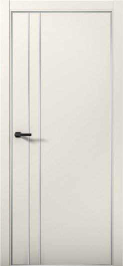 Межкомнатная дверь с экошпоном Aurum Doors Паладий Pd 4 Магнолия Анодированная кромка Al — фото 1