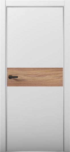 Межкомнатная дверь с экошпоном Aurum Doors Паладий Pd 5 Манхэттен Анодированная кромка Al Дуб Натуральный — фото 1