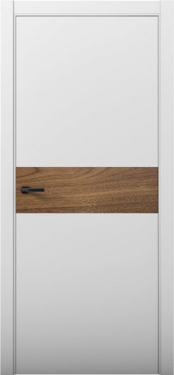 Межкомнатная дверь с экошпоном Aurum Doors Паладий Pd 5 Манхэттен Кромка ABC Орех Пекан — фото 1