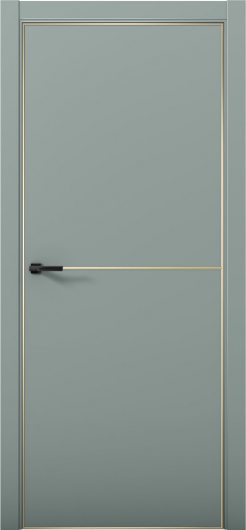 Межкомнатная дверь с экошпоном Aurum Doors Паладий Pd 2 Deep Green Gold Edition — фото 1