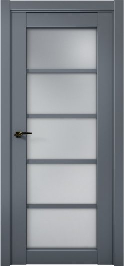 Межкомнатная дверь с экошпоном Aurum Doors Кобальт Co 23 Антрацит Сатинат — фото 1