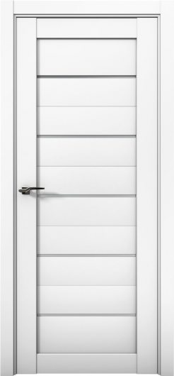 Межкомнатная дверь с экошпоном Aurum Doors Кобальт Co 1 Аляска Сатинат — фото 1