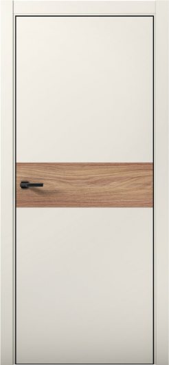 Межкомнатная дверь с экошпоном Aurum Doors Паладий Pd 5 Магнолия Black Edition Дуб Натуральный — фото 1