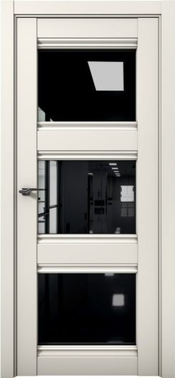 Межкомнатная дверь с экошпоном Aurum Doors Кобальт Co 24 Магнолия Черный лакобель — фото 1