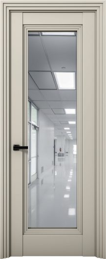 Межкомнатная дверь с экошпоном Aurum Doors Кобальт Co 38 Силк грей Зеркало — фото 1