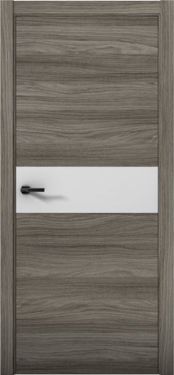 Межкомнатная дверь с экошпоном Aurum Doors Плутоний Pu 5 Дуб Миндаль Кромка ABC Манхэттен — фото 1