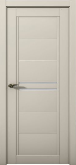 Межкомнатная дверь с экошпоном Aurum Doors Кобальт Co 4 Силк грей Сатинат — фото 1